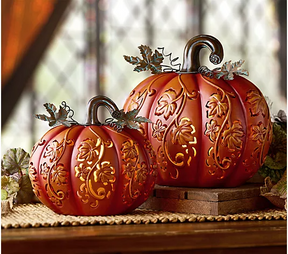 🎃Halloween Pre-sale 70% Off,Buy 2 get 2 free(8pcs) 🔥Set of 2 Indoor/Outdoor Illuminated Pumpkins