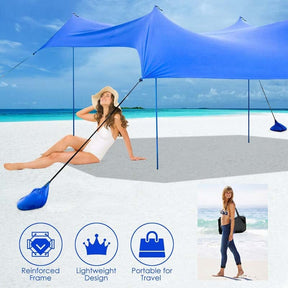 10 x 9 Foot Family Beach Tent Canopy Sunshade