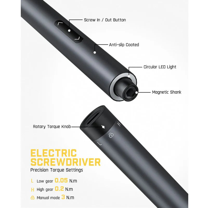 Precision Electric Screwdriver Kit