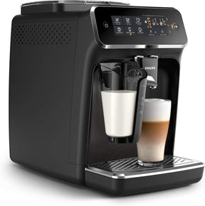 Philips 3200 Series Fully Automatic Espresso Machine w/ LatteGo, Black (Renewed)