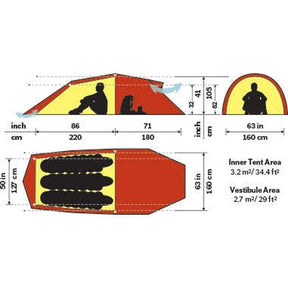 Hilleberg Nallo 3 GT Backpacking Tent