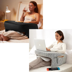 💥Last Day Buy 1 Get 1 Free💥Memory Foam Lap Desk Pillow for Reading, Working, Playing, Crocheting in Bed Couch