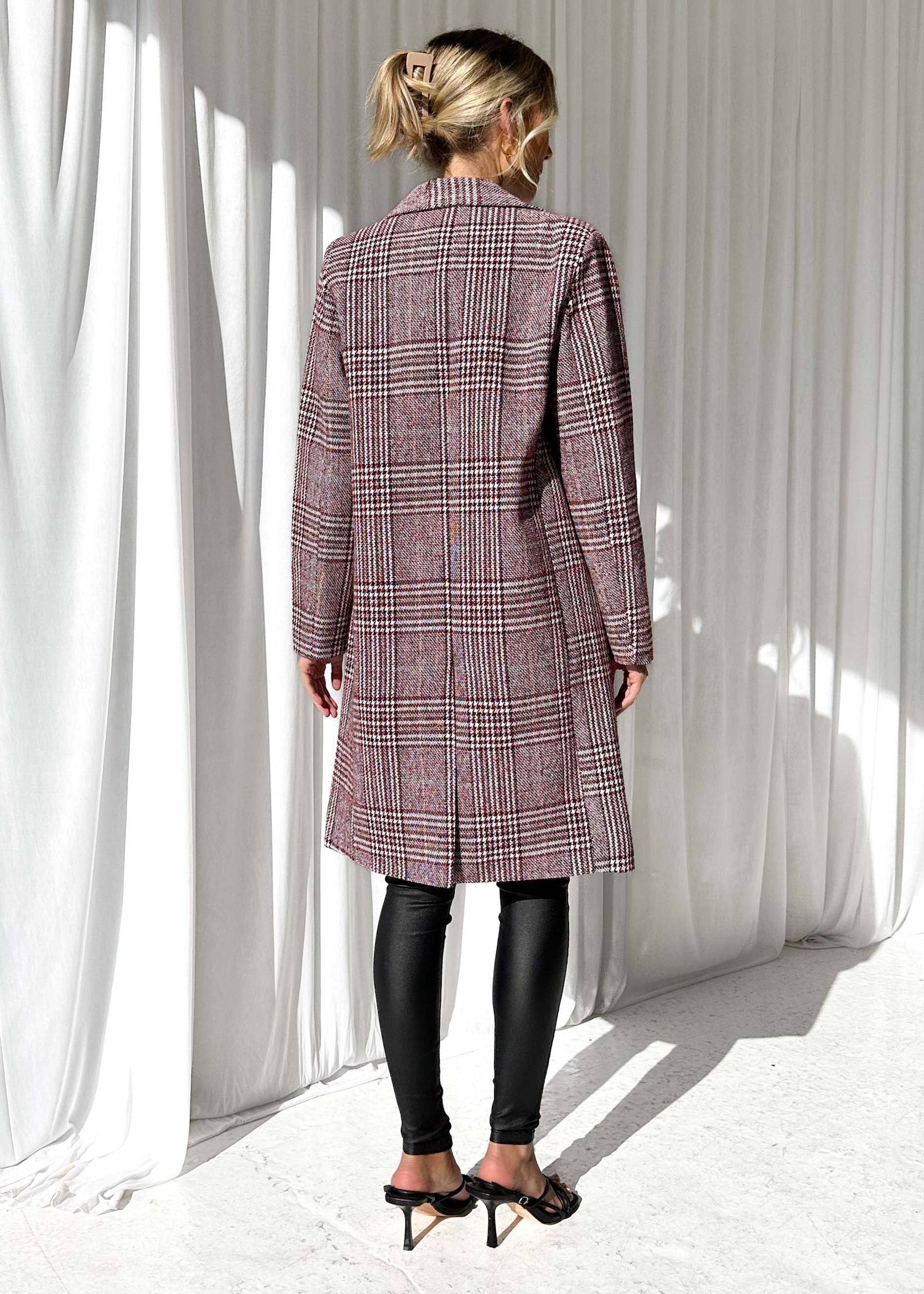 Jarren Coat - Red Check