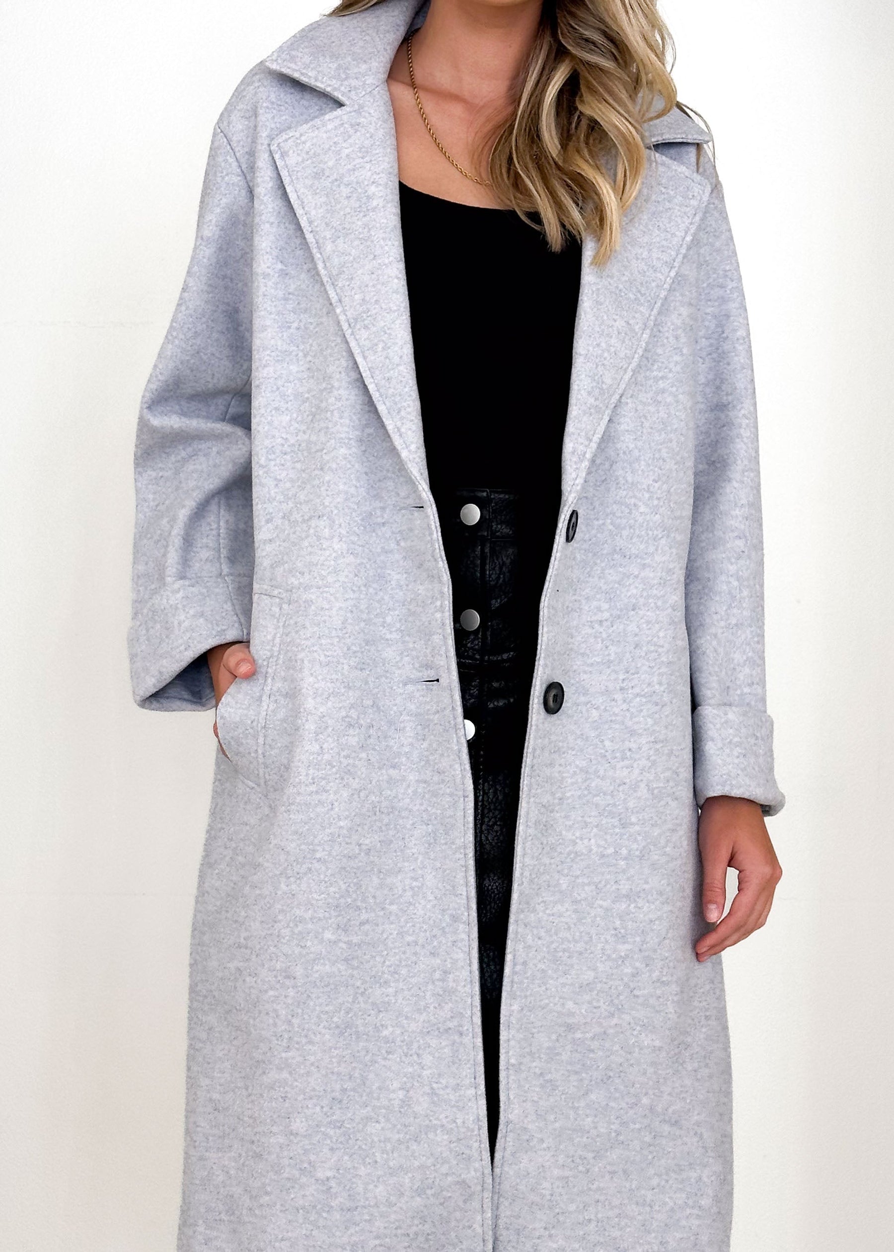 Alyvia Coat - Blue