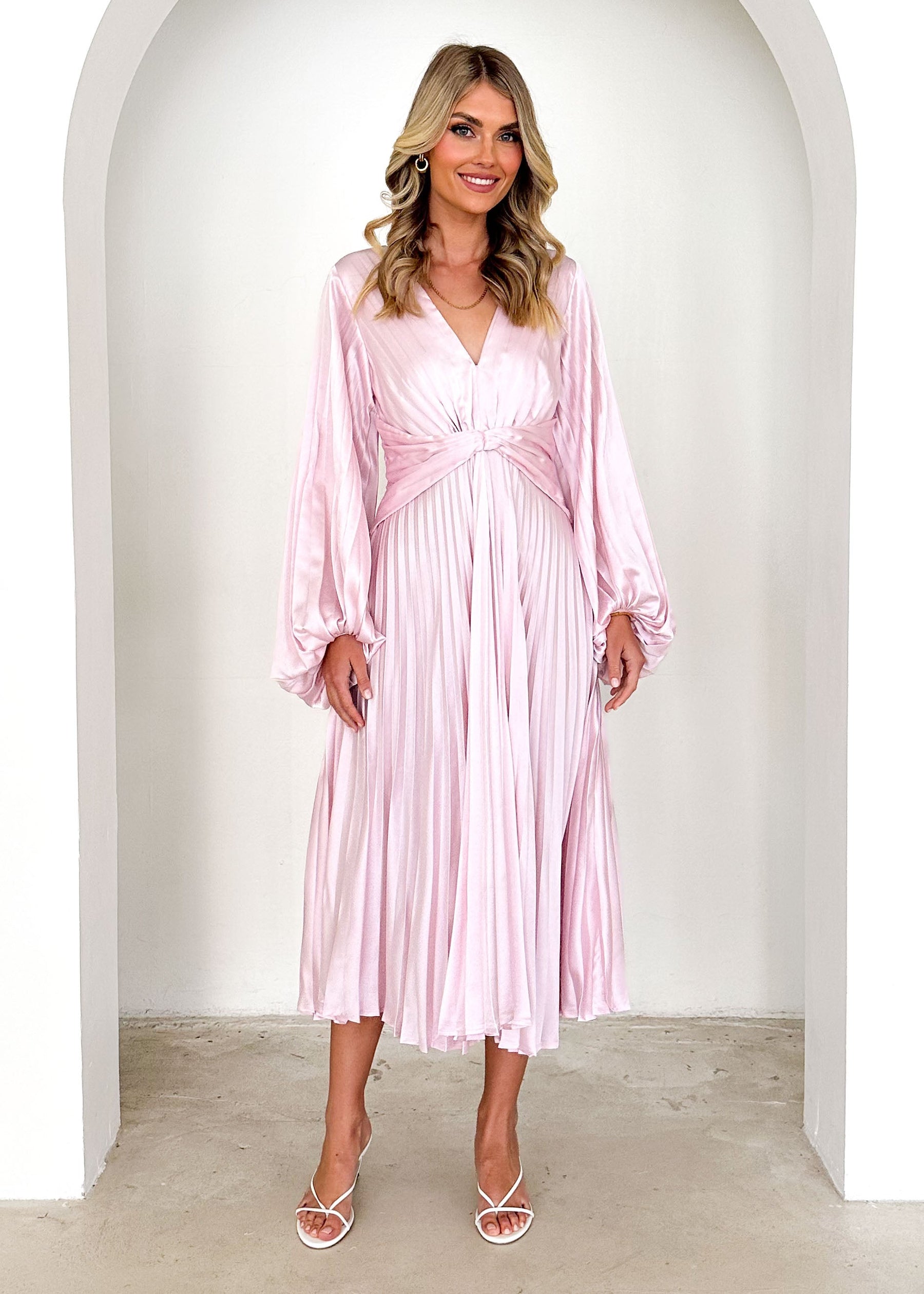 Narina Midi Dress - Blush