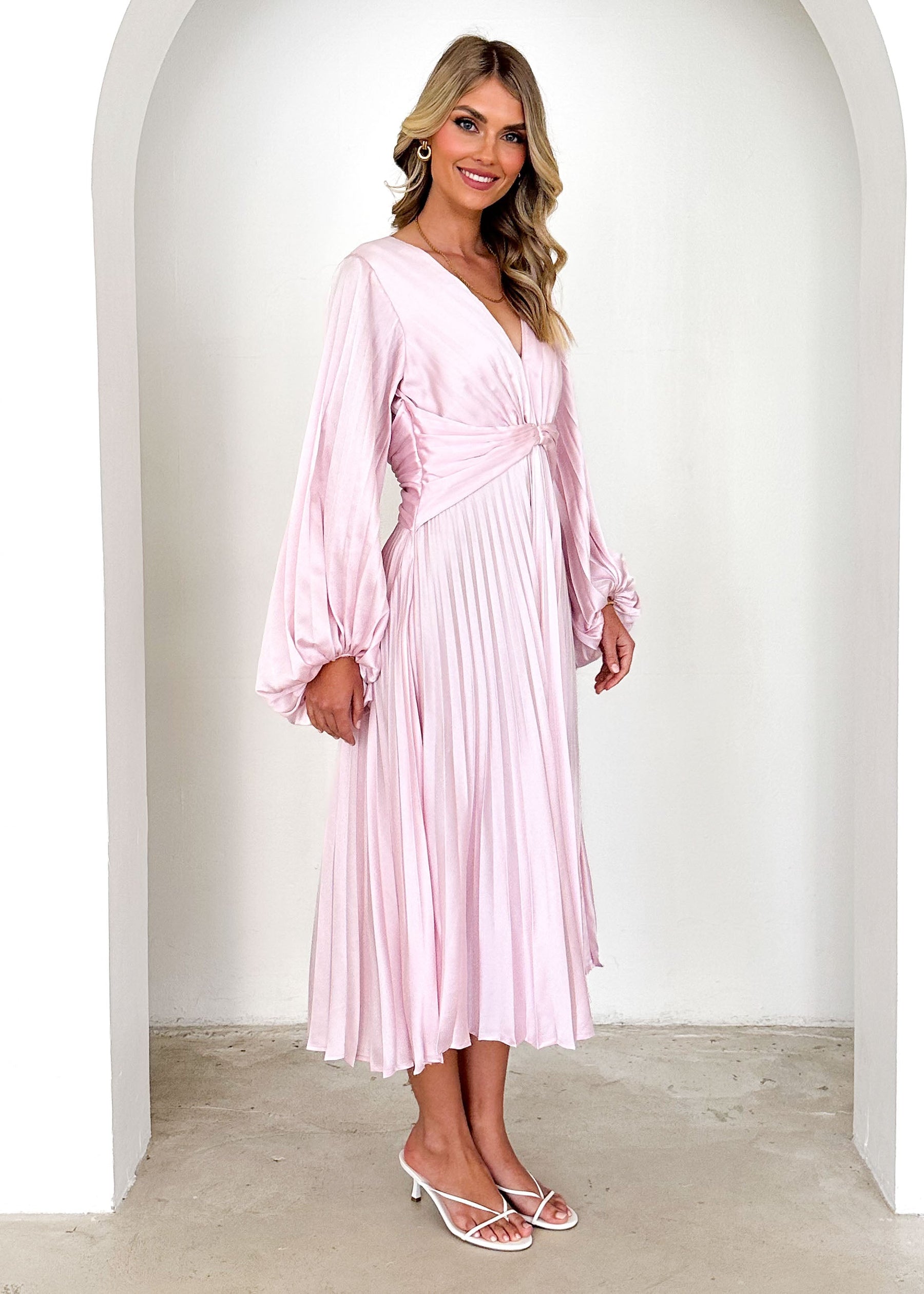 Narina Midi Dress - Blush