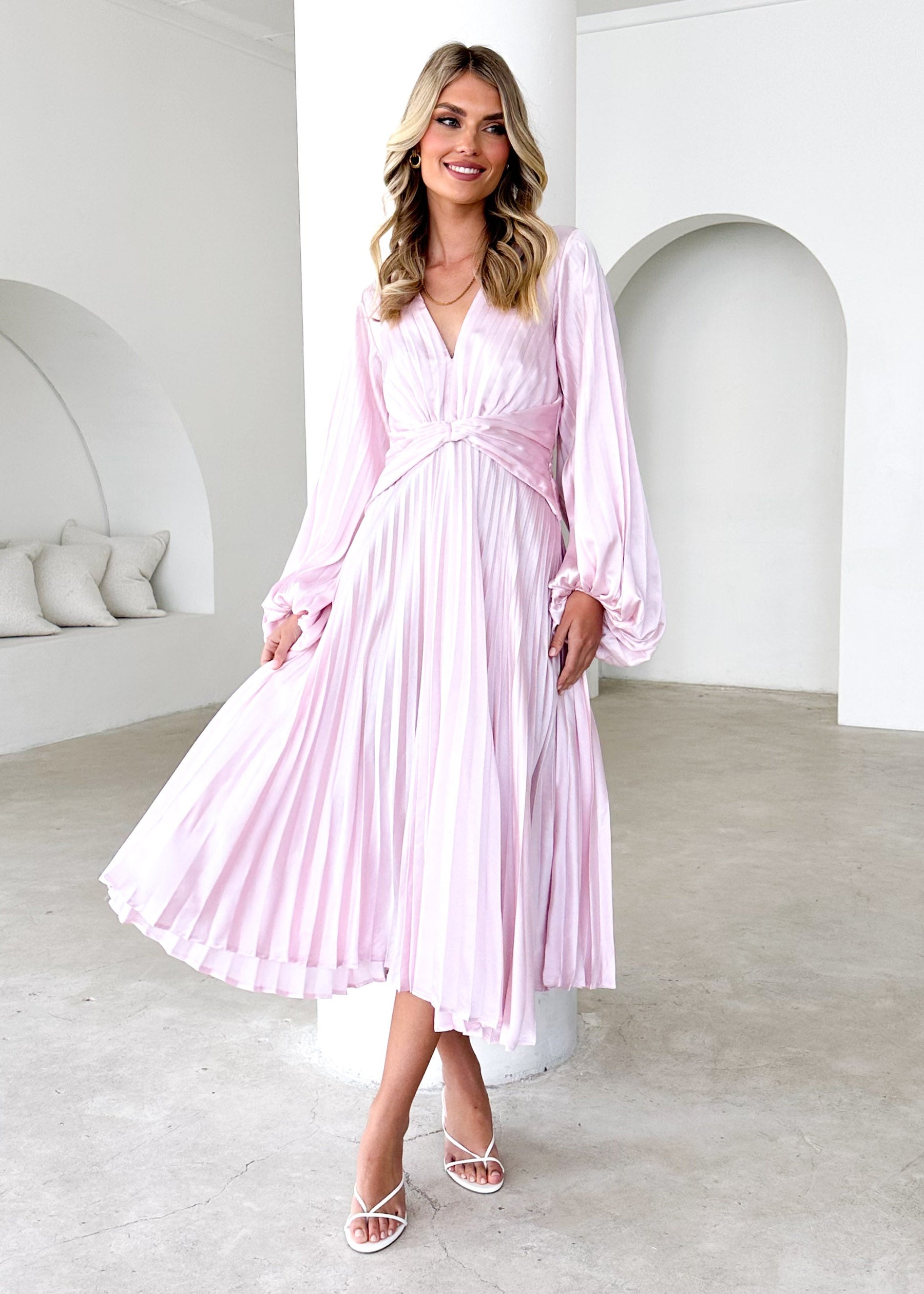 Narina Midi Dress - Blush