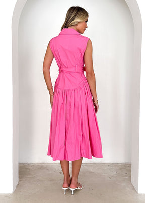 Tiarne Midi Dress - Pink