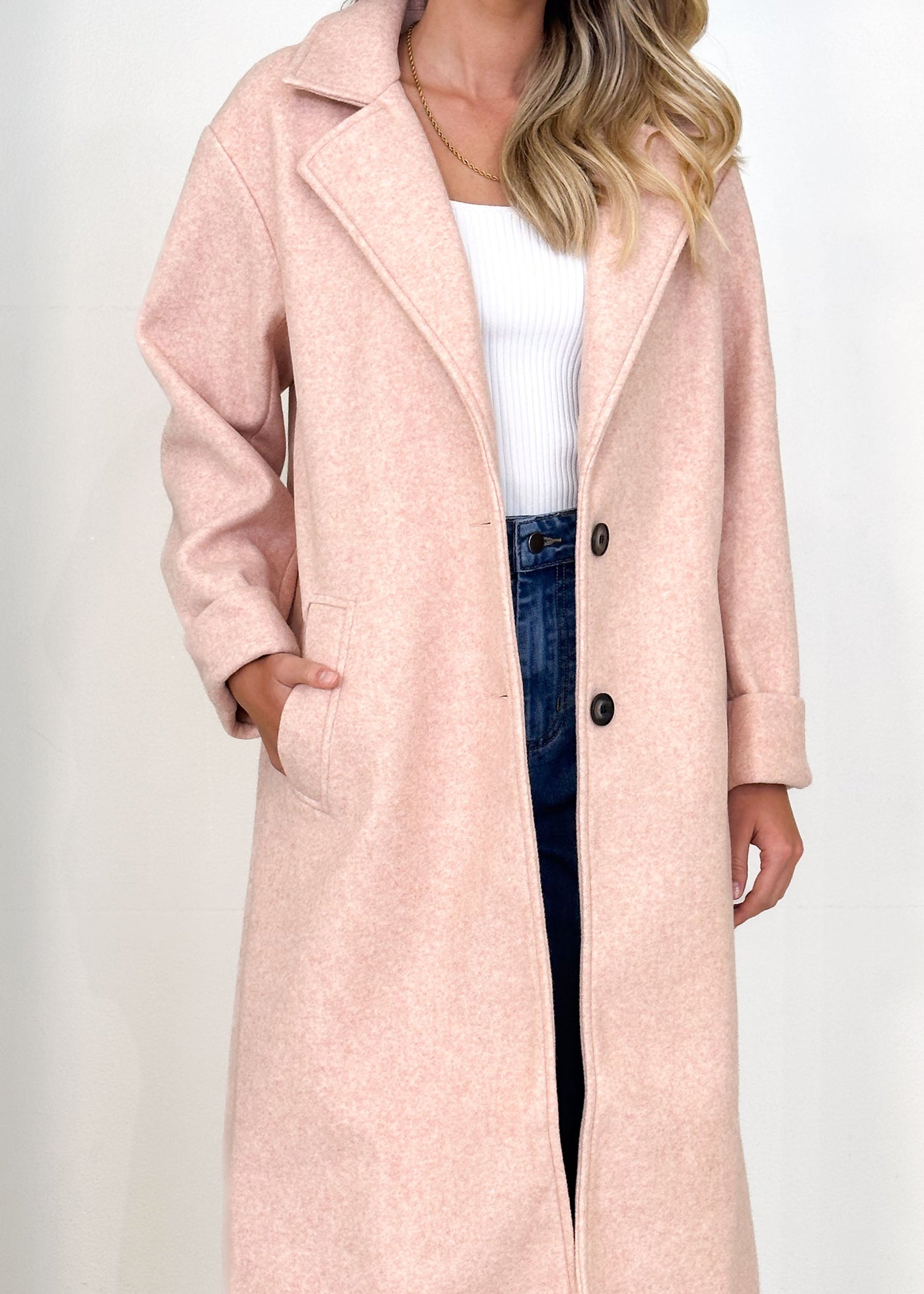 Alyvia Coat - Blush