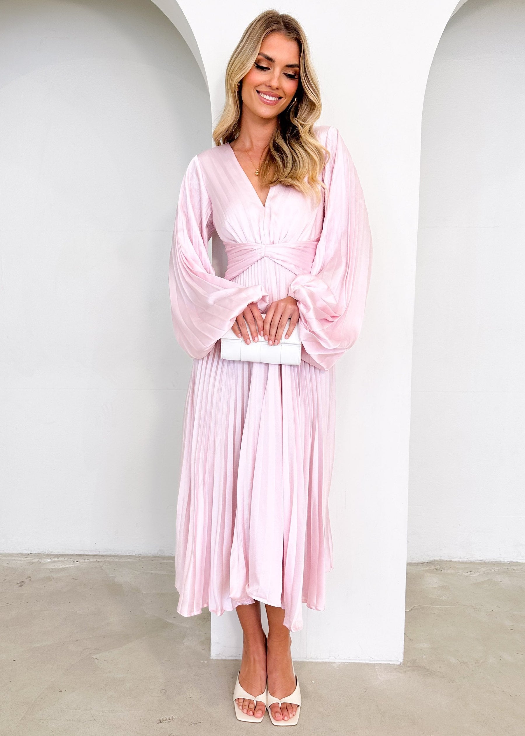 Narina Midi Dress - Blush