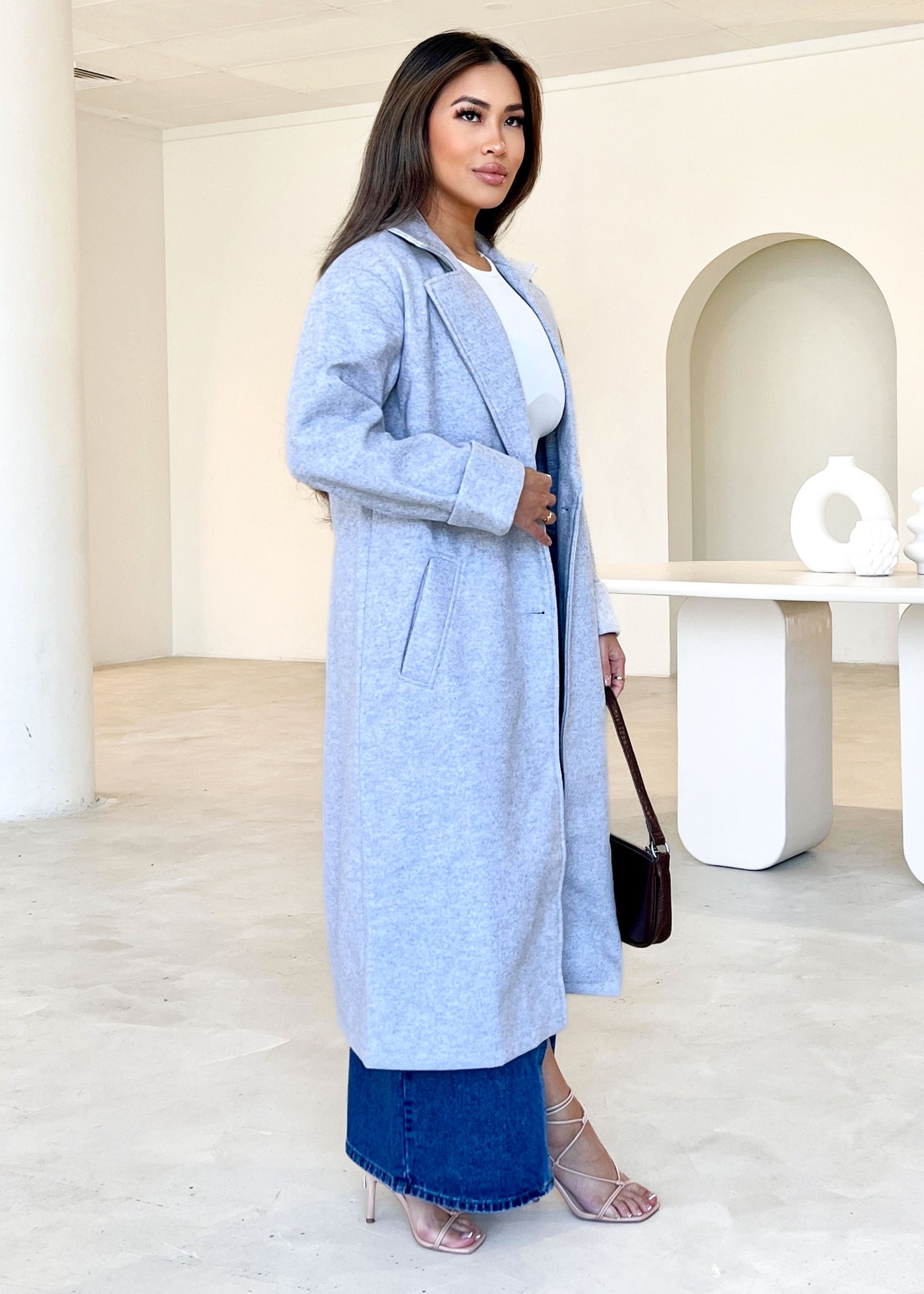 Alyvia Coat - Blue