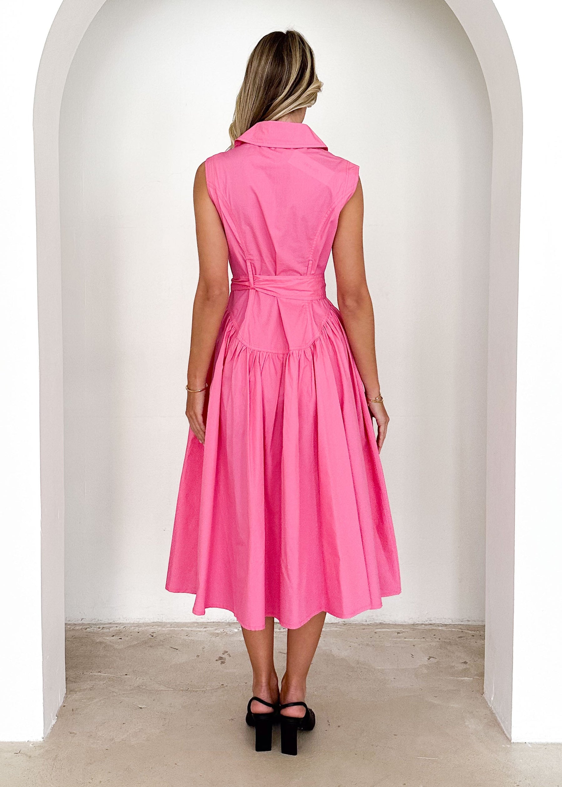 Tiarne Midi Dress - Pink