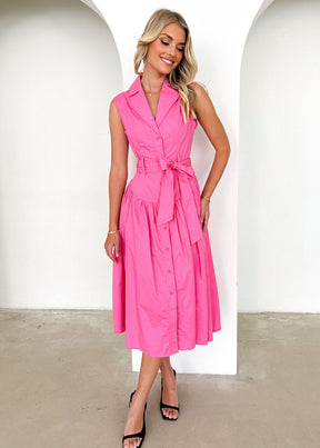 Tiarne Midi Dress - Pink