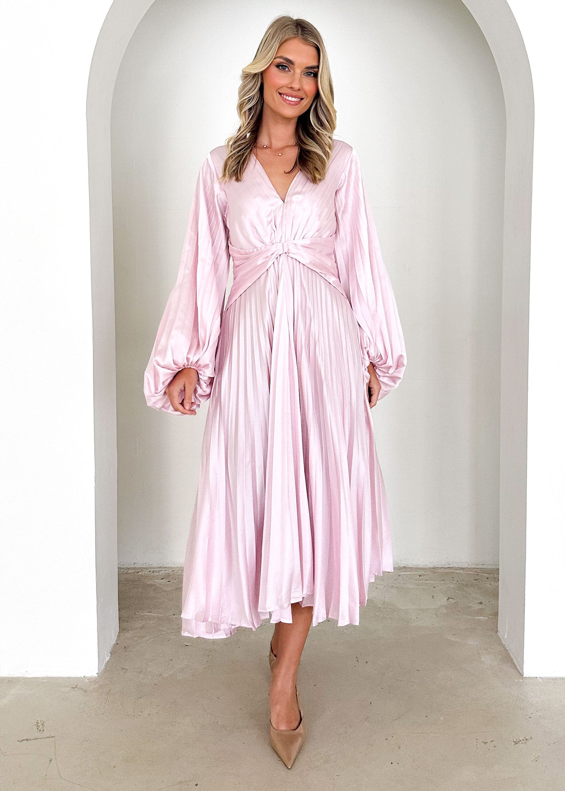 Narina Midi Dress - Blush