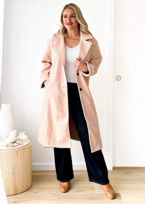 Alyvia Coat - Blush