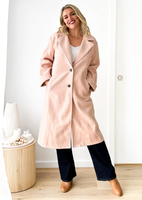 Alyvia Coat - Blush