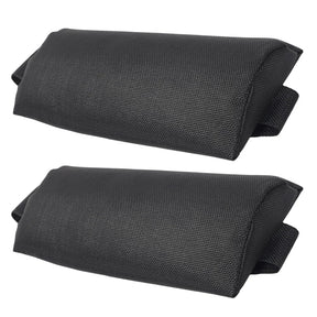 2 Pcs Recliner Pillow Foldable Chair Home Headrest Use Reclining Camp Car Neck Fabric Sponge Deck Outdoor Lounger