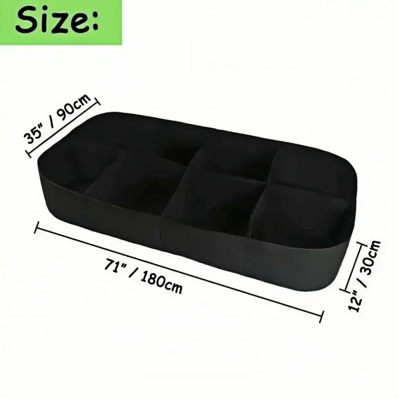 Garden Divided Raised Growing Bed Container Planter Pot Box