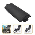 2 Pcs Recliner Pillow Foldable Chair Home Headrest Use Reclining Camp Car Neck Fabric Sponge Deck Outdoor Lounger