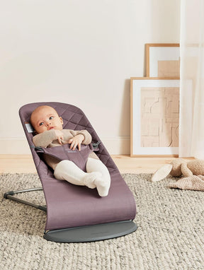 BabyBjörn Bouncer Bliss, Sand Gray, Cotton