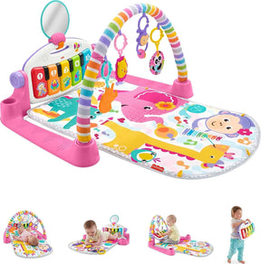 Fisher Price Baby Playmat Deluxe Kick & Play Piano Gym & Maracas with Smart Stages Learning Content