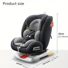 Universal 360° Rotating Baby Car Seat - Simple & Portable for Maximum Child Safety