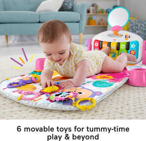 Fisher Price Baby Playmat Deluxe Kick & Play Piano Gym & Maracas with Smart Stages Learning Content