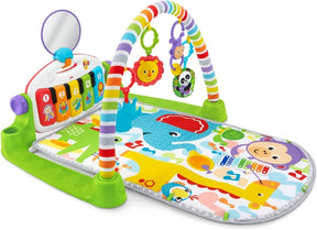 Fisher Price Baby Playmat Deluxe Kick & Play Piano Gym & Maracas with Smart Stages Learning Content