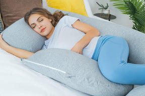 Cooling Maternity Pillow for Sleeping U Shaped Body Pillow for Pregnant Support