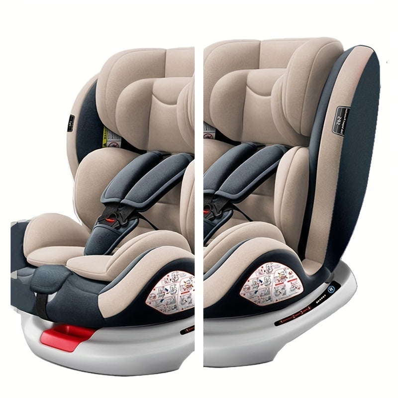 Universal 360° Rotating Baby Car Seat - Simple & Portable for Maximum Child Safety