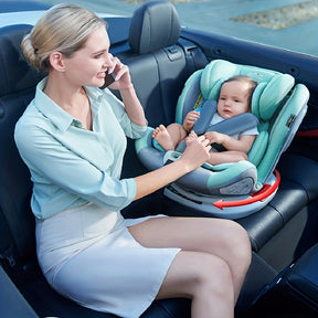 Universal 360° Rotating Baby Car Seat - Simple & Portable for Maximum Child Safety