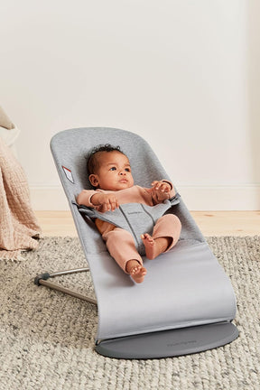 BabyBjörn Bouncer Bliss, Sand Gray, Cotton