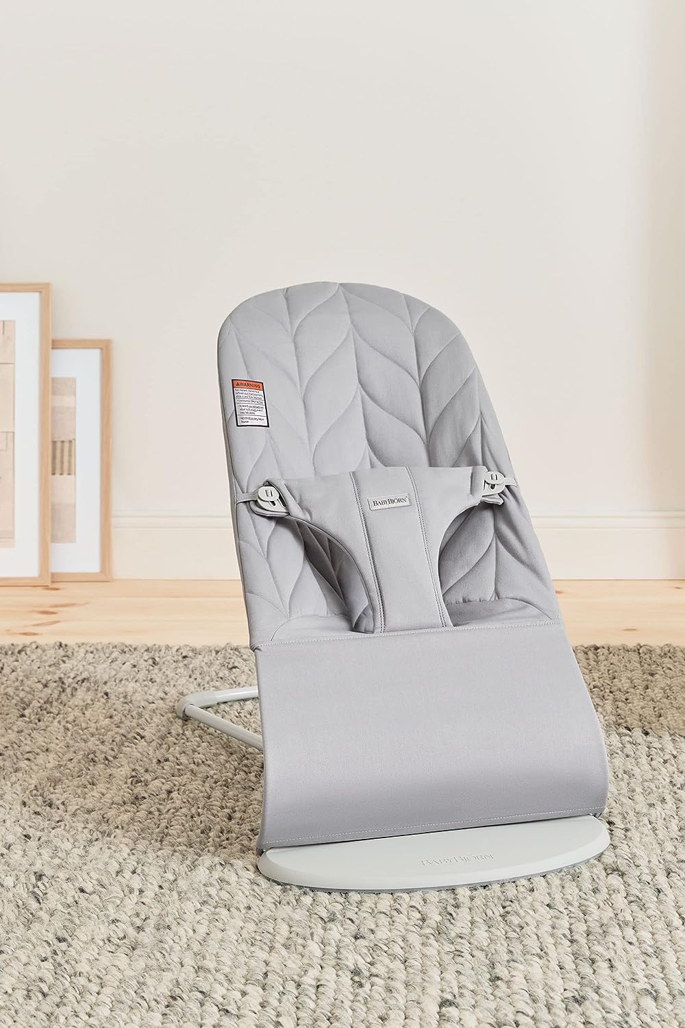 BabyBjörn Bouncer Bliss, Sand Gray, Cotton