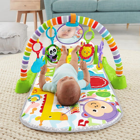 Fisher Price Baby Playmat Deluxe Kick & Play Piano Gym & Maracas with Smart Stages Learning Content