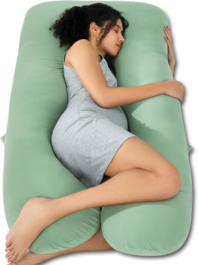 Cooling Maternity Pillow for Sleeping U Shaped Body Pillow for Pregnant Support