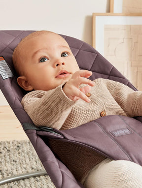 BabyBjörn Bouncer Bliss, Sand Gray, Cotton